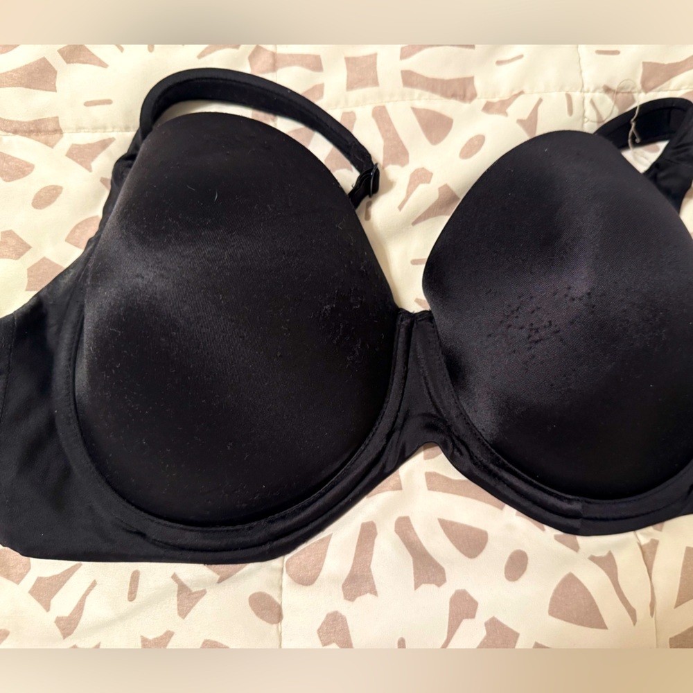 Soma Stunning Support Smooth full coverage underwire bra 36DD black GUC - Picture 2 of 4